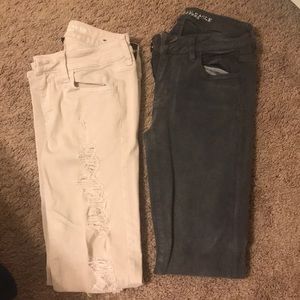 Both American eagle jeans
